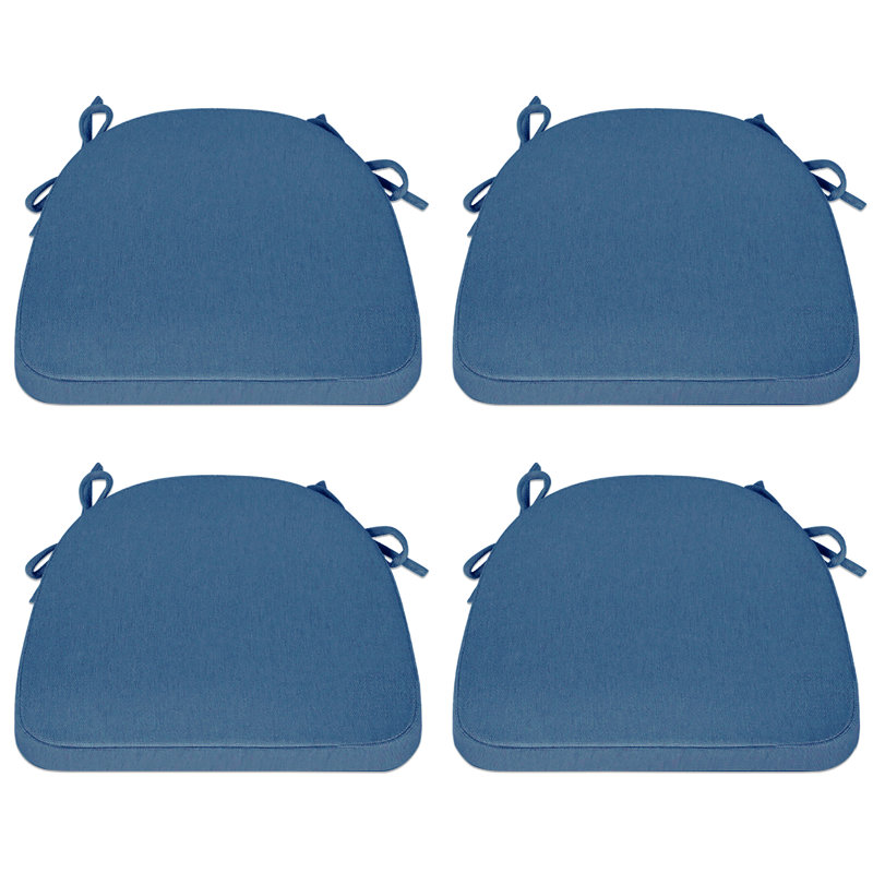 Coussin de chaise d'intérieur 1,5 po, Bleu