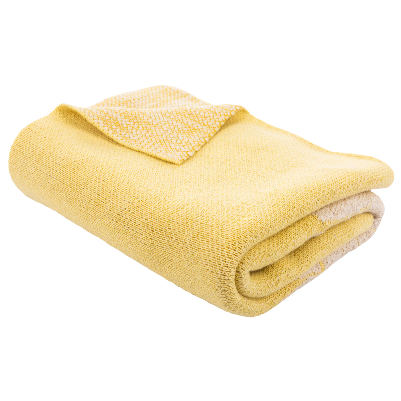 Monserrat Cotton Baby Blanket, Yellow