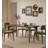 French modern-style rectangular solid wood dining table-1593617282