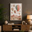 Balloons Above Desert Boho 1 Piece Wrapped Canvas Wall Art-76268698-76268707