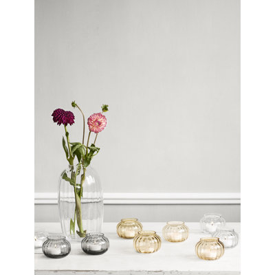 Primula 2.4'' H Glass Tabletop Tealight Holder