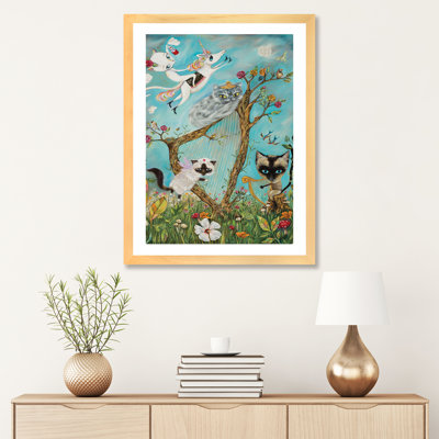 Feline Rhapsody par Heather Renaux - impression d'art graphique