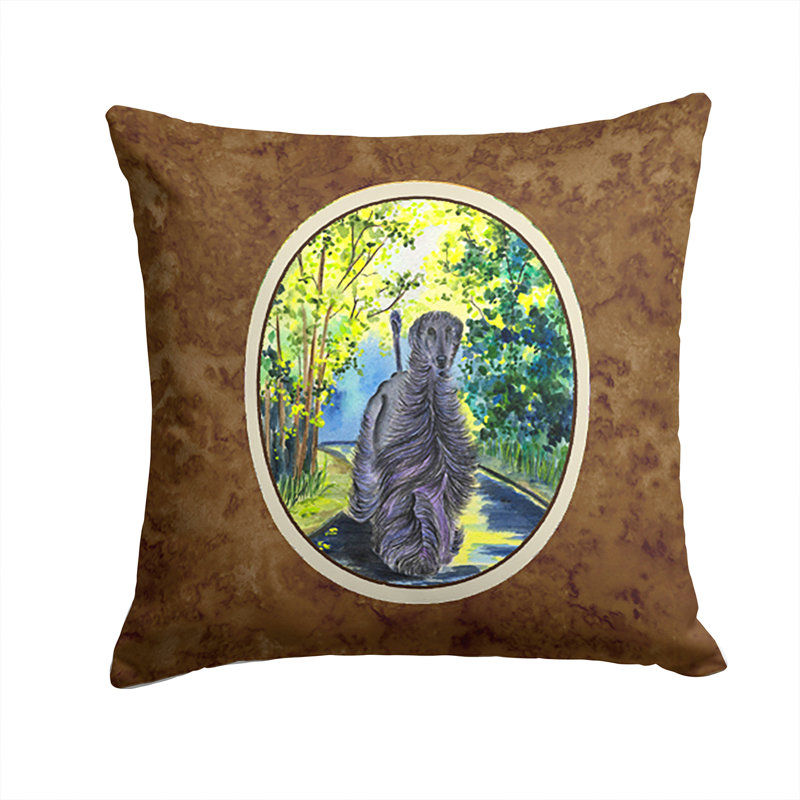 Coussin décoratif intérieur/extérieur afghan hound