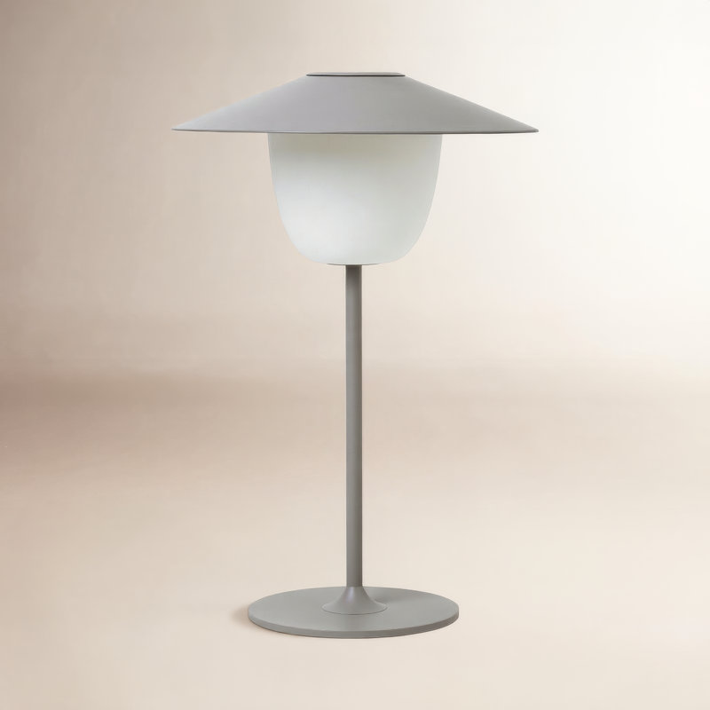 Ani 13" Metal Novelty Table Lamp, Satellite