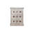Retro White Solid Wood Accent Cabinet
