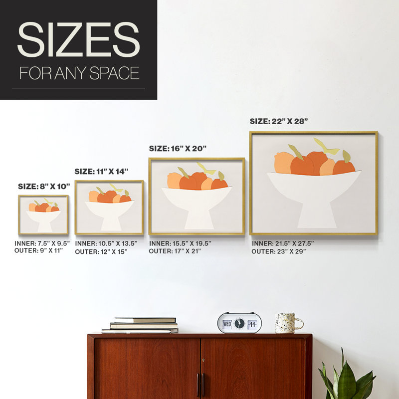 Sumo Citrus I -Framed Print - Restickable