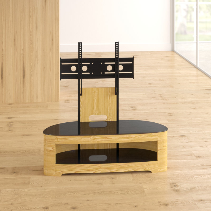 Sunterra Unfinished TV Stand for TVs up to 55", Oak
