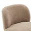 Fauteuil de chambre rembourré organique à profil bas avec pieds en bois massif Organic-125186787