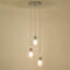 3 - Light Stainless Steel Chandelier Pendant