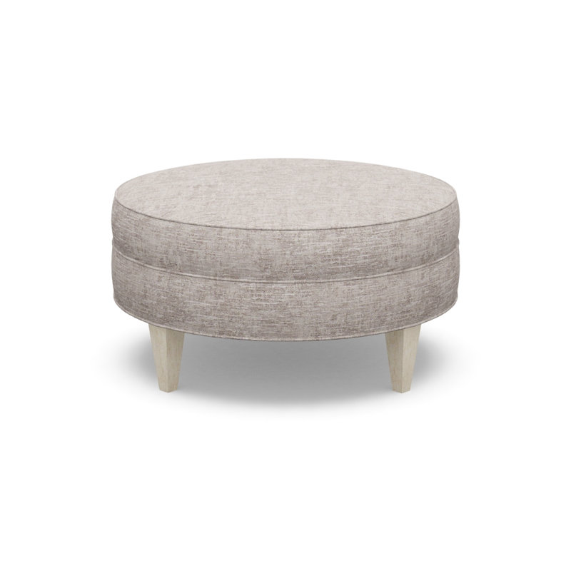 Ottoman Shop Round Ottoman, Sandstone, 9637-80