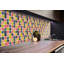 Self Adhesive Vinyl Splashback Sticker Wall Tiles Wall Stickers 39,37x19,68 Inch Tile Peel and Stick