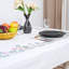 Nappe brodée à la main en coton épais - Nappe décorative multicolore Wildflower