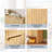 42.9 Inch Slatted Style 4 Flip Door Shoe Cabinet With Tabletop Baffle-1089585531