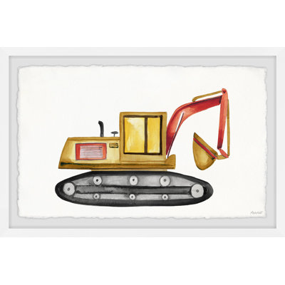 Lesko Excavator Framed Print