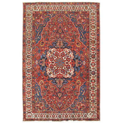 Antique One-of-a-Kind Rectangle 10'10" x 16'10" 1910s Rectangle Wool Area Rug in