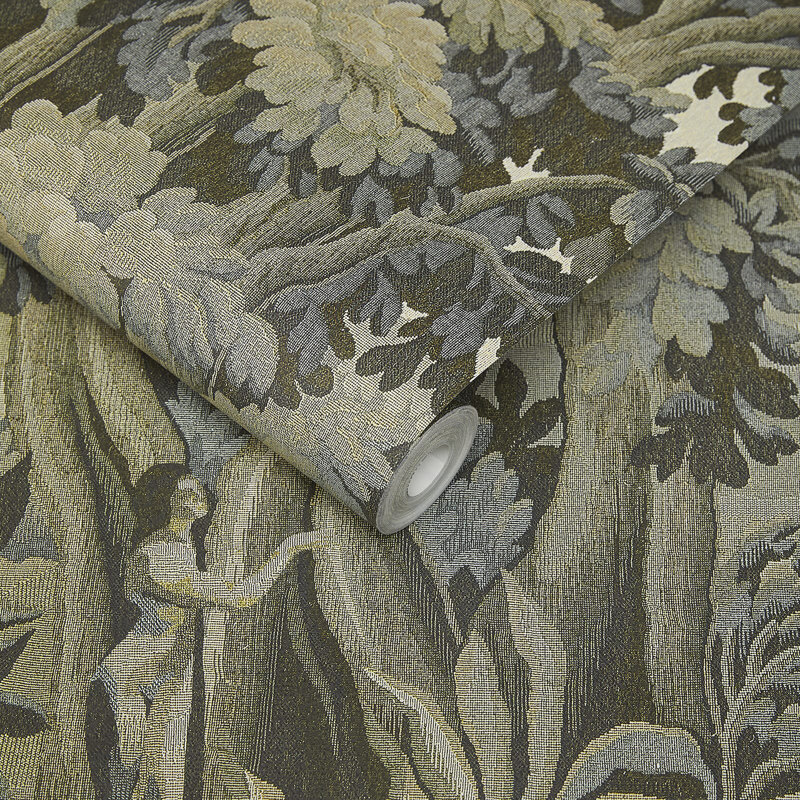 Plantasia 9.84' L x 70.87" W Wallpaper Roll, Sage