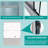 56"-60" W x 58" H Double Sliding Semi-Frameless Bathtub Shower Door with Tempered Glass-114023130