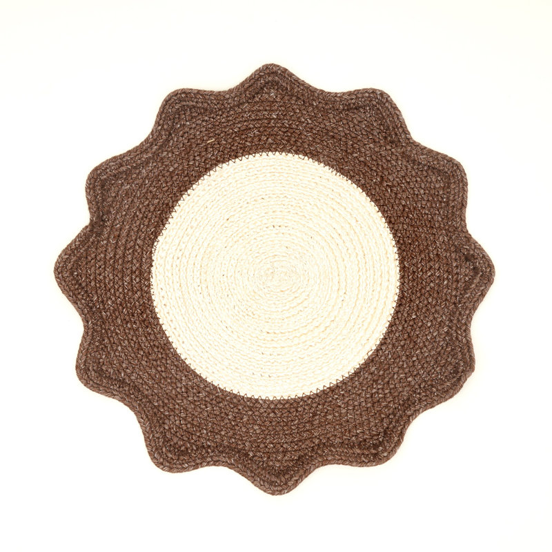 Polyester Solid Colour Placemat, Brown