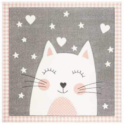 Tapis rose / gris Glantz Kids