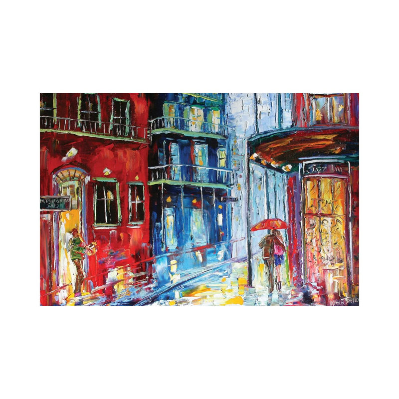 Print New Orleans 1 Piece Wrapped Canvas Painting, 20.32 cm H x 30.48 cm W