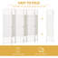 Alaudin 67'' H Solid Wood Folding Room Divider-100153057-100153062-101174902