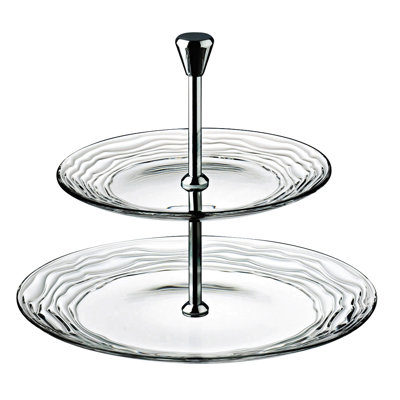 Majestic Glass Tiered Stand