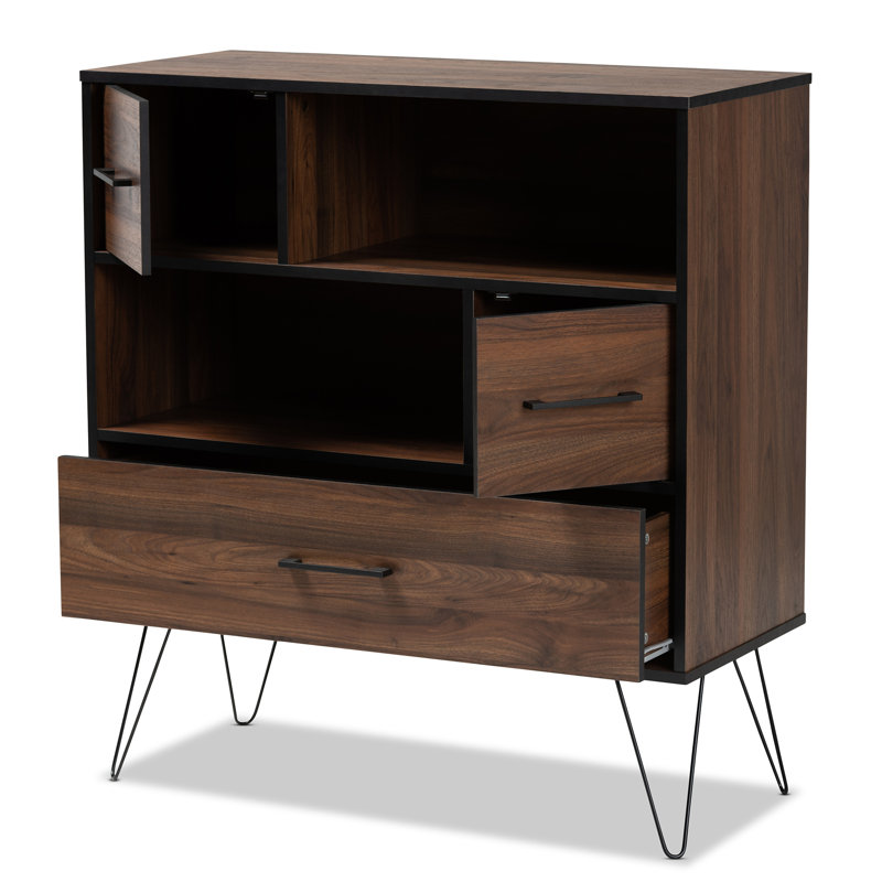 99cm H x 90cm W Solid Wood Standard Bookcase