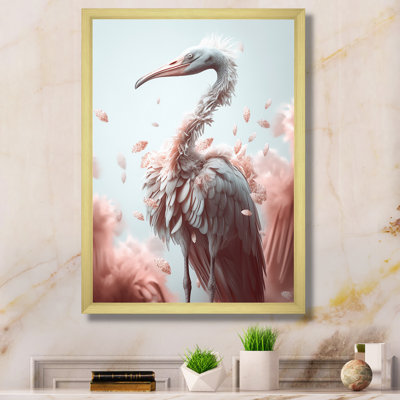«Pink Flamino» photographie V, reproduction d'art sur toile