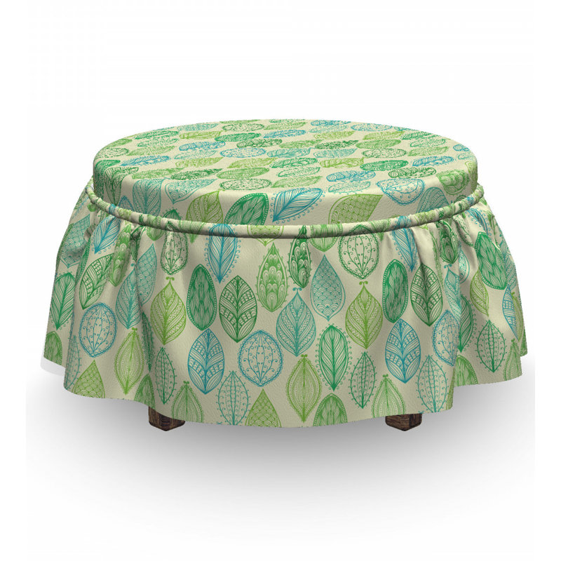 Box Cushion Ottoman Slipcover