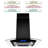 JOEAONZ 30" Stainless Steel 700 CFM Convertible Island Range Hood with Baffle Filter