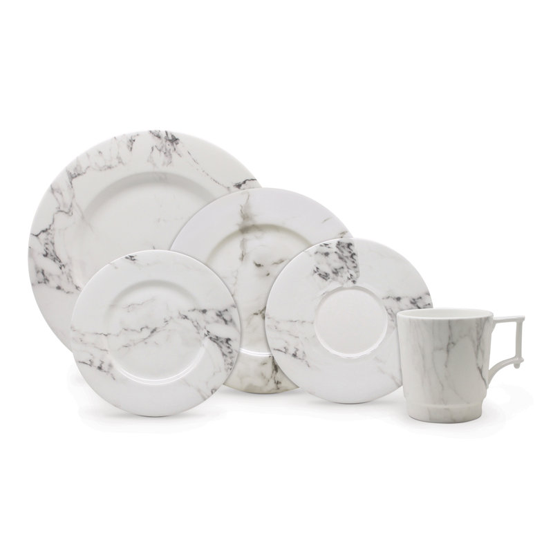 Villa Bianca Piece Bone China Dinnerware Set