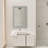Aylei Metal Flat Wall Mirror