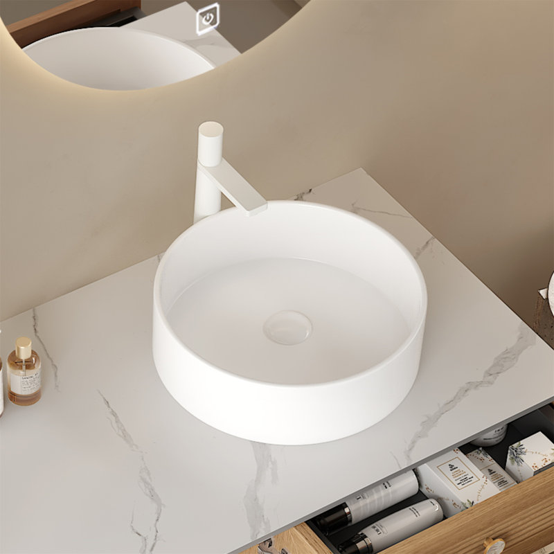 Lavabo de salle de bain 16 po MUNIN