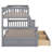 Twin Over Full Bunk Bed With Drawers, Convertible Wood Bunk Bed With Ladders, Solid Wood Bunk Bed Frame-951246606