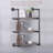 Damber 3 Piece Industrial Pipe Shelves