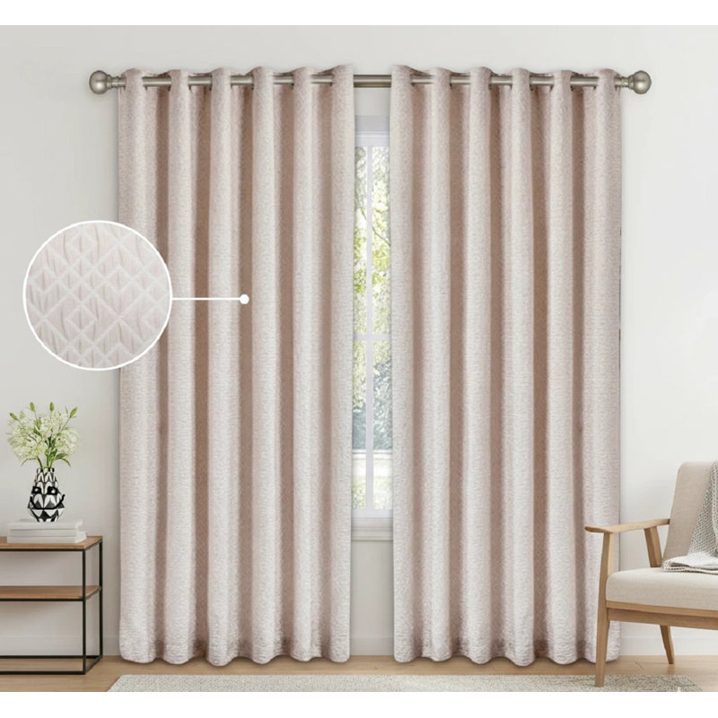 Room Darkening Curtain Panel Pair, 228cm W x 274cm L