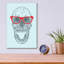 «Trendy Skull» par Rachel Caldwell, art mural en verre acrylique-95905322