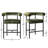 24" Upholstered Velvet Counter Stool-452818102