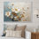 Minimalisme fleurs saisonnières II sur toile