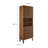 Render Tall Bathroom Storage Cabinet In Walnut-101179049
