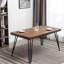 Ensemble de salle à manger 6 pièces Amisos, table à manger en épingle à cheveux avec 4 chaises et banc en bois, 3 options de couleurs