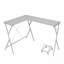 Bureau d'ordinateur à finition blanche-1725706108