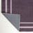 Mariques Classic 2-Stripe Border Washable Dark Purple/Light Purple Rug-1246096226