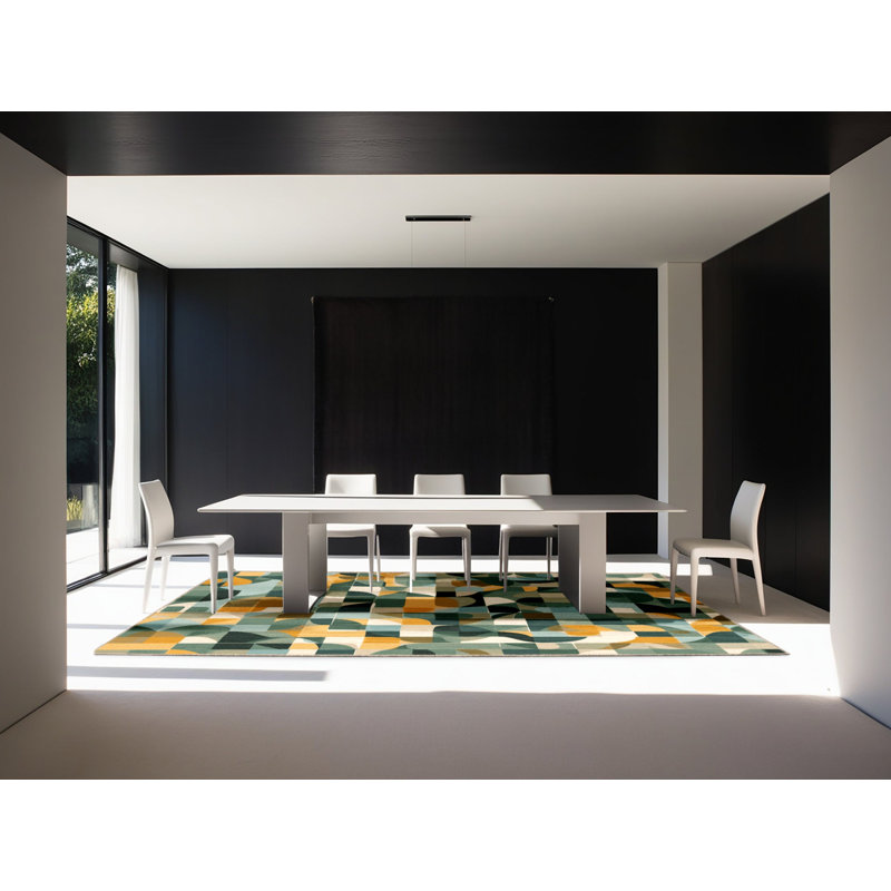 Block Forest Rug, Square 5'
