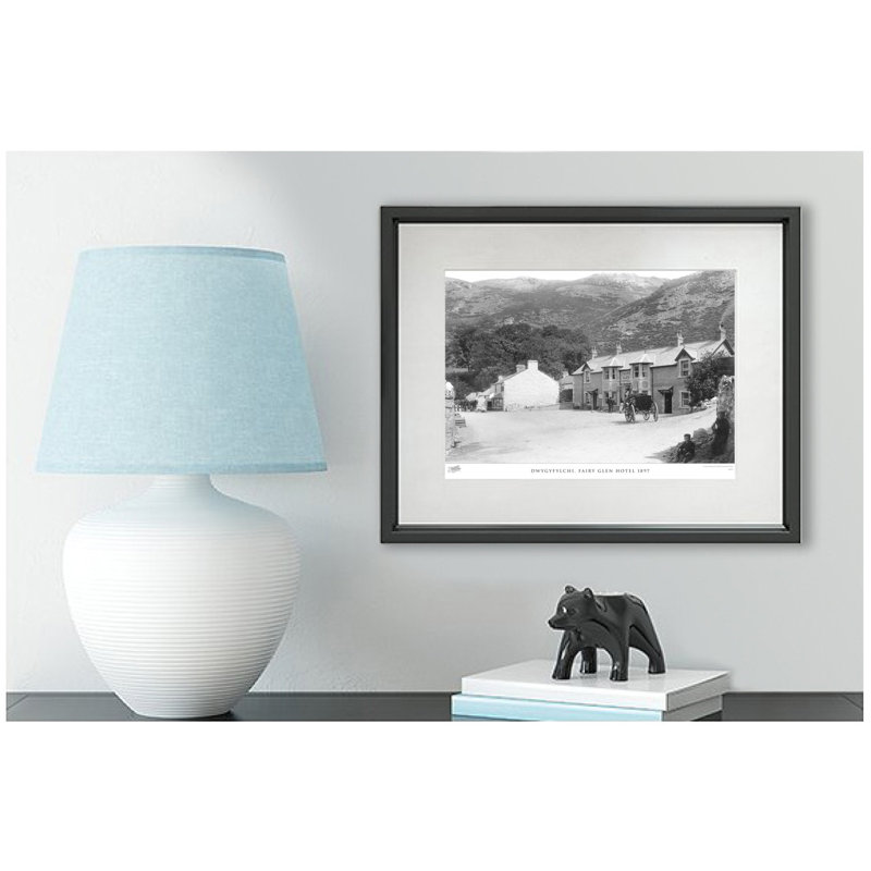 Dwygyfylchi, Fairy Glen Hotel 1897 - Single Picture Frame Print, 45cm H x 60cm W x 2.3cm D