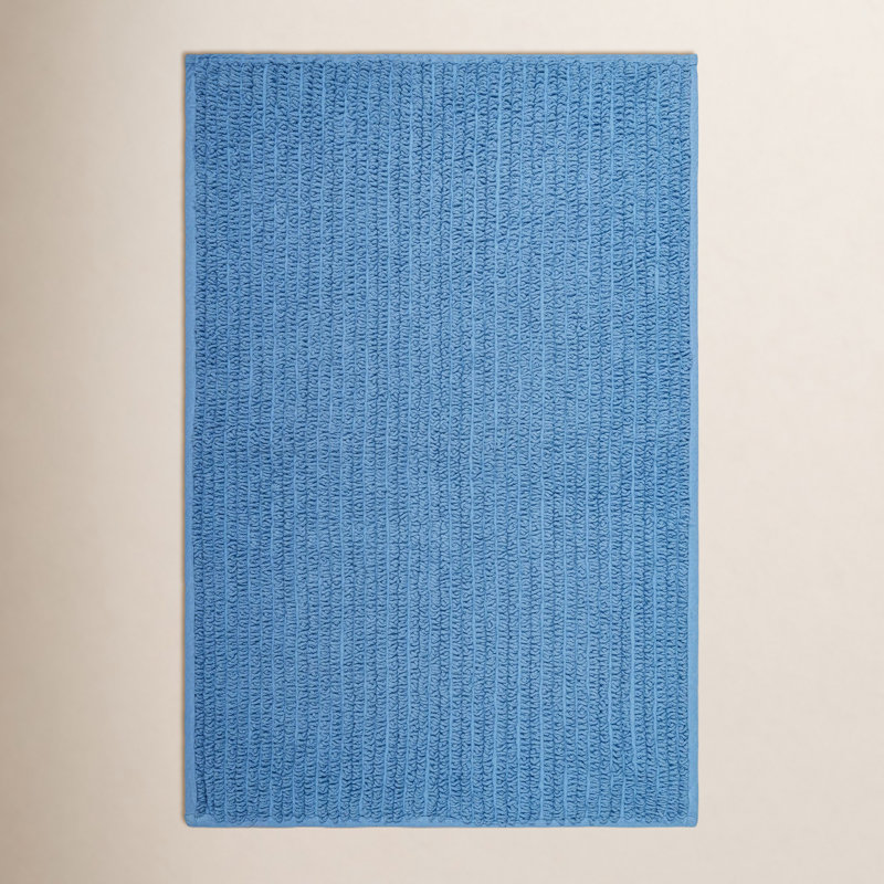 Tapis pour salle de bain Antonio, 44", 22", Bleu