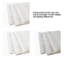 Lit sans sommier requis avec système de tiroirs doublés de plastique et base de revêtement rembourrée 4 tiroirs Cozy Upholstery