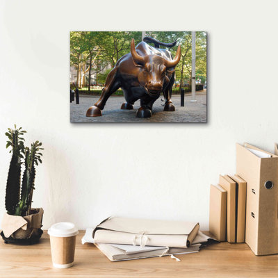 «Bull of Wallstreet», art mural sur toile
