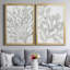 Alfonso Quiet Coral III - Ensemble de 2 reproductions d'art sur toile encadrées-603725578-603725568