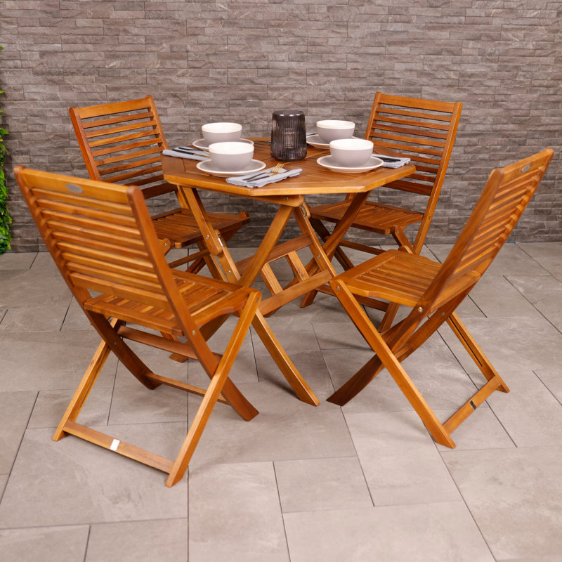 Wooden Folding Outdoor Dining Table